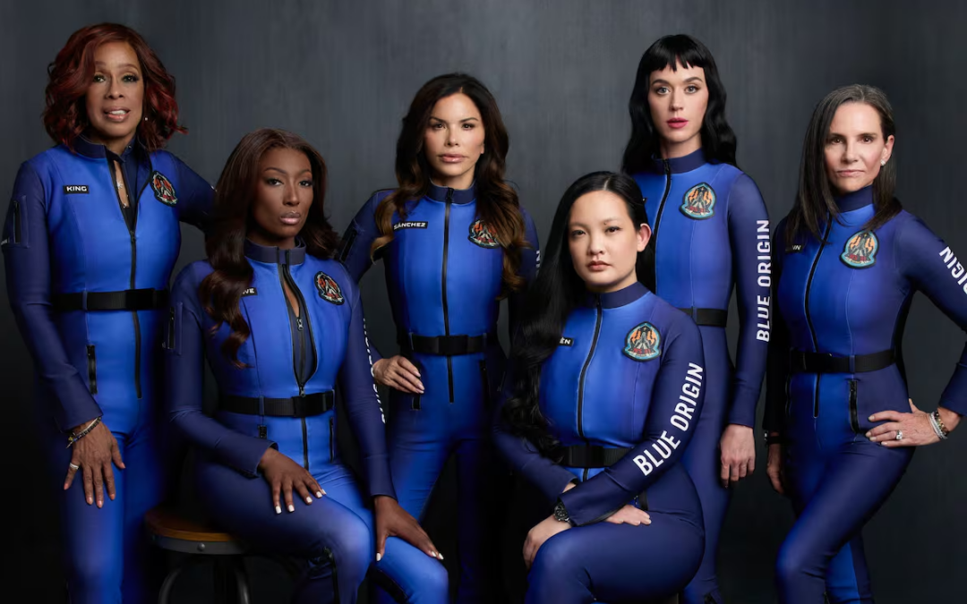 6 Mujeres hacen historia en el primer vuelo suborbital exclusivamente femenino de Blue Origin