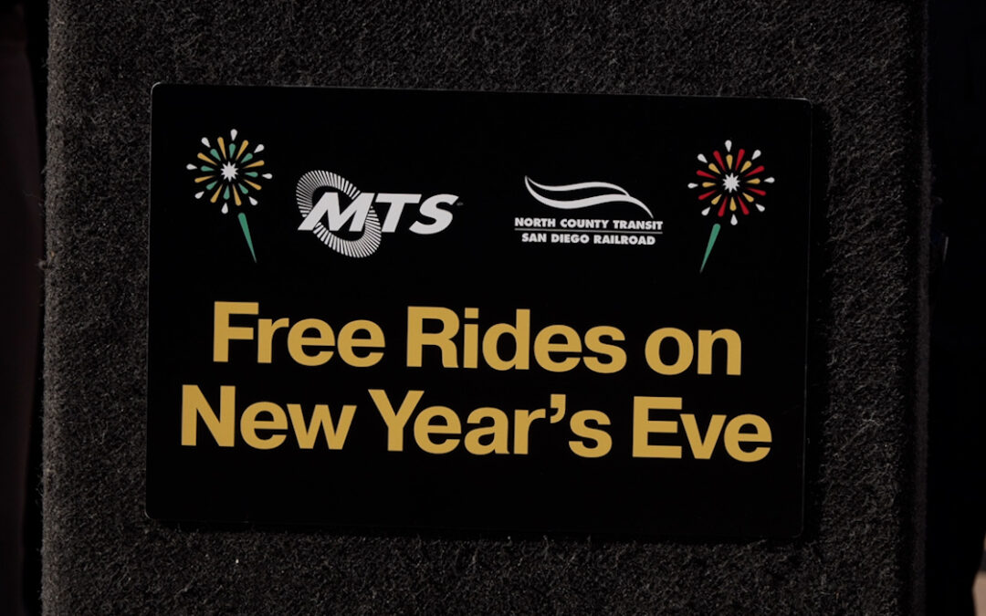 Transporte Público Gratuito en Año Nuevo: Asegura un Celebración Segura en San Diego