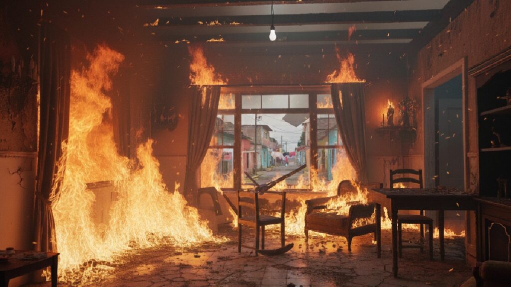 Incendio en Saltillo: Adolescentes Causan Daños al Lanzar Cuetes en María del Carmen Cavazos