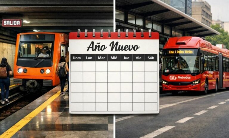 Horarios del Metro CDMX y Metrobús: Horarios del 31 de diciembre y 1 de enero