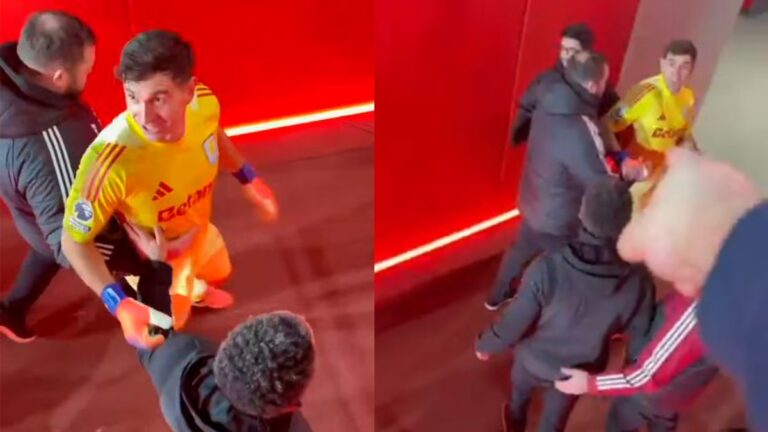 Dibu Martínez Responde a Aficionados Tras la Caída del Equipo ante Arsenal