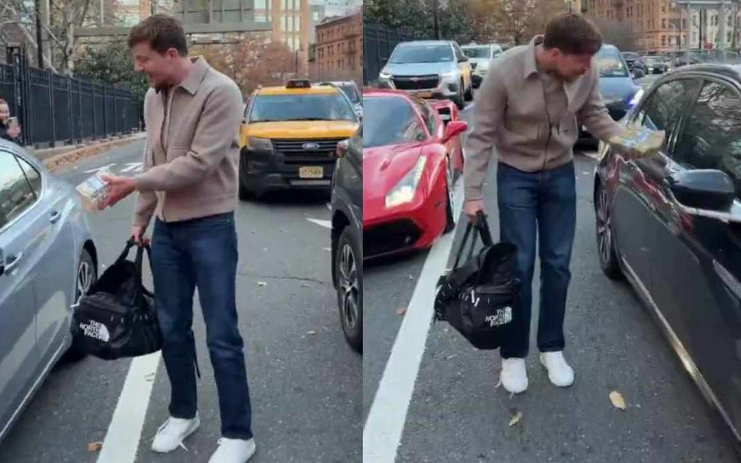 MrBeast Desata la Locura en Nueva York al Repartir Miles de Dólares en la Calle