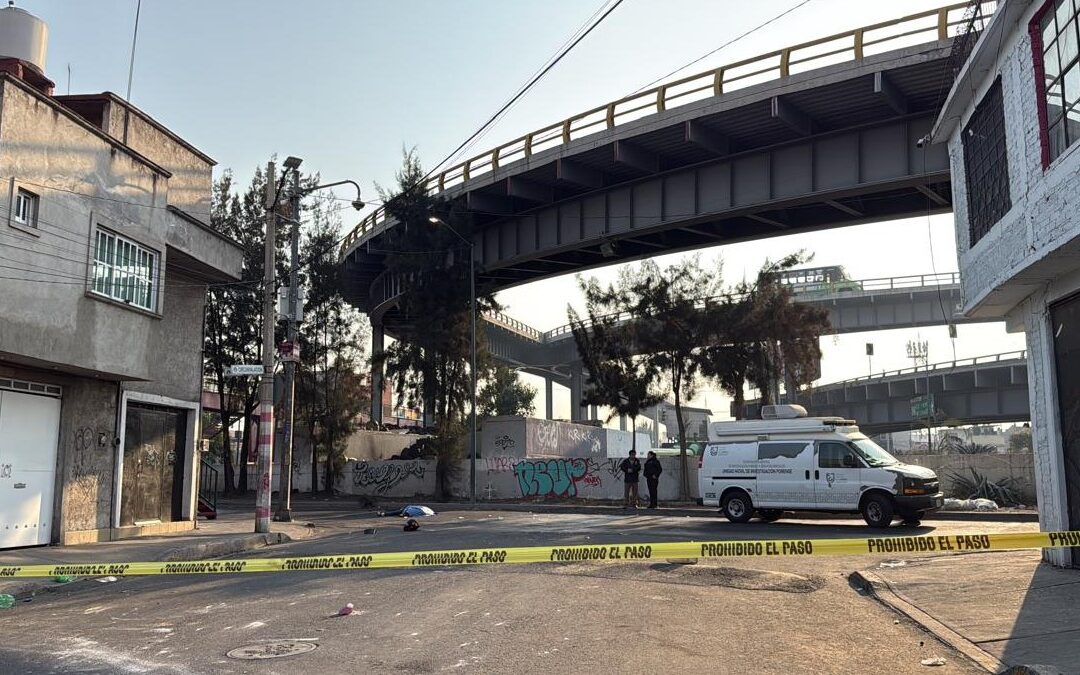Accidente mortal de motociclista en el puente de Venustiano Carranza