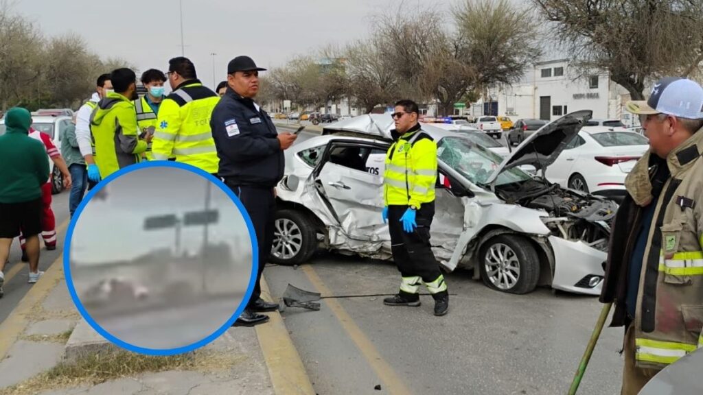 Impactante VIDEO del choque en el Periférico de Torreón revela la gravedad del accidente