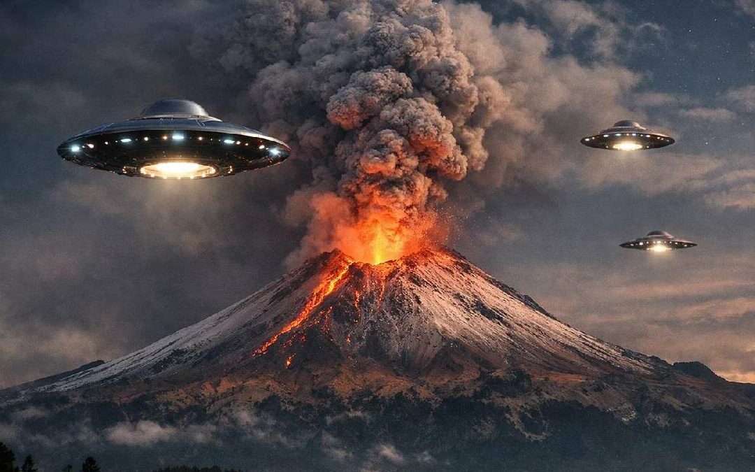 Ovnis en el Popocatépetl: Extraños Objetos Luminosos Captados Sobre el Volcán