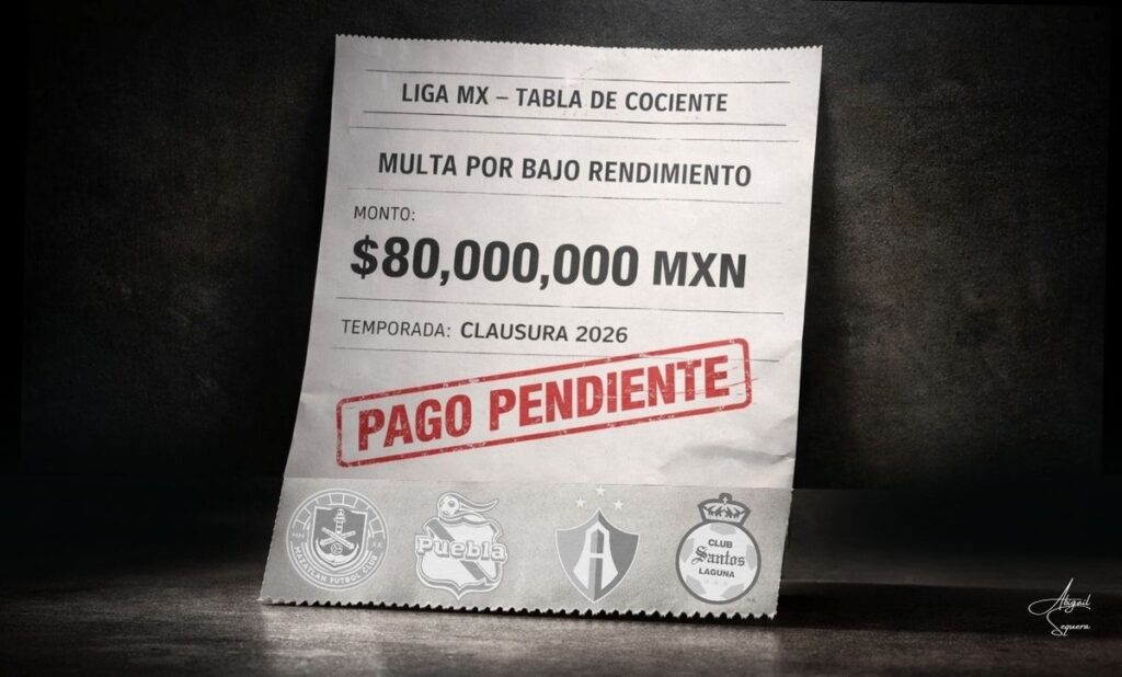 Clubes de Fútbol de Reno Enfrentan Nuevas Multas por Cociente en la Clausura 2026