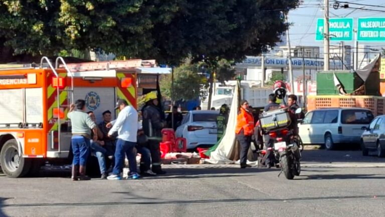 Explosión de Tanque de Gas en Puesto Callejero en Puebla Deja 14 Heridos
