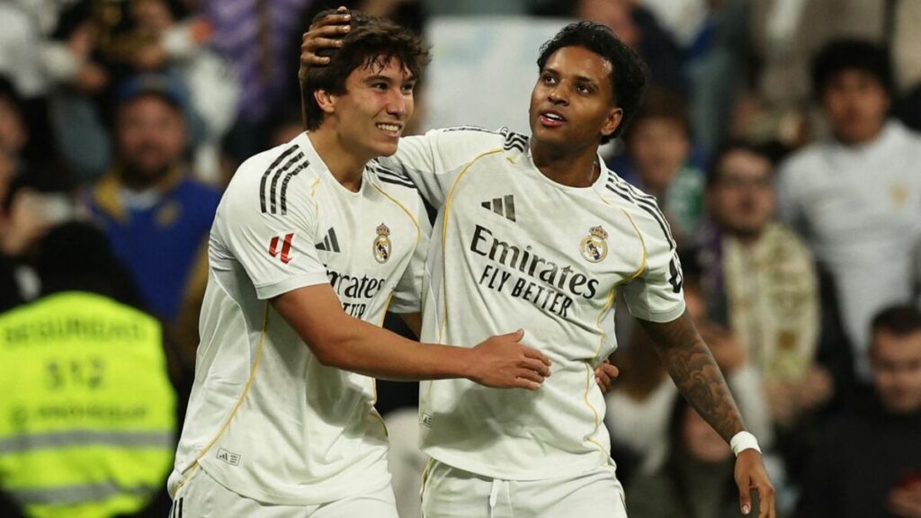 Gonzalo García brilla con triplete en la victoria del Real Madrid sobre el Betis