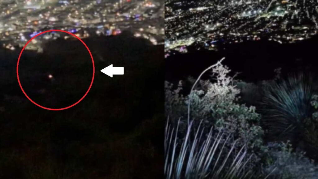Extrañas luces en el Cerro de las Mitras: ¿Eran brujas? | VIDEO