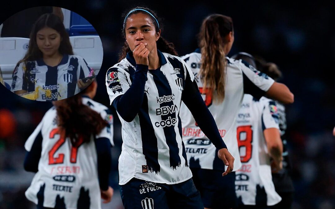 Incidente de Aficionada de Rayadas: ¡Nachos Volando en el Partido! | VIDEO