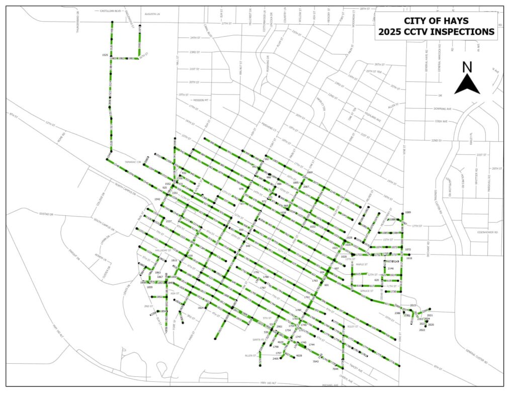 Inspección de Alcantarillado: Comienzan Trabajos de Mantenimiento en Hays al Sur de la Ciudad