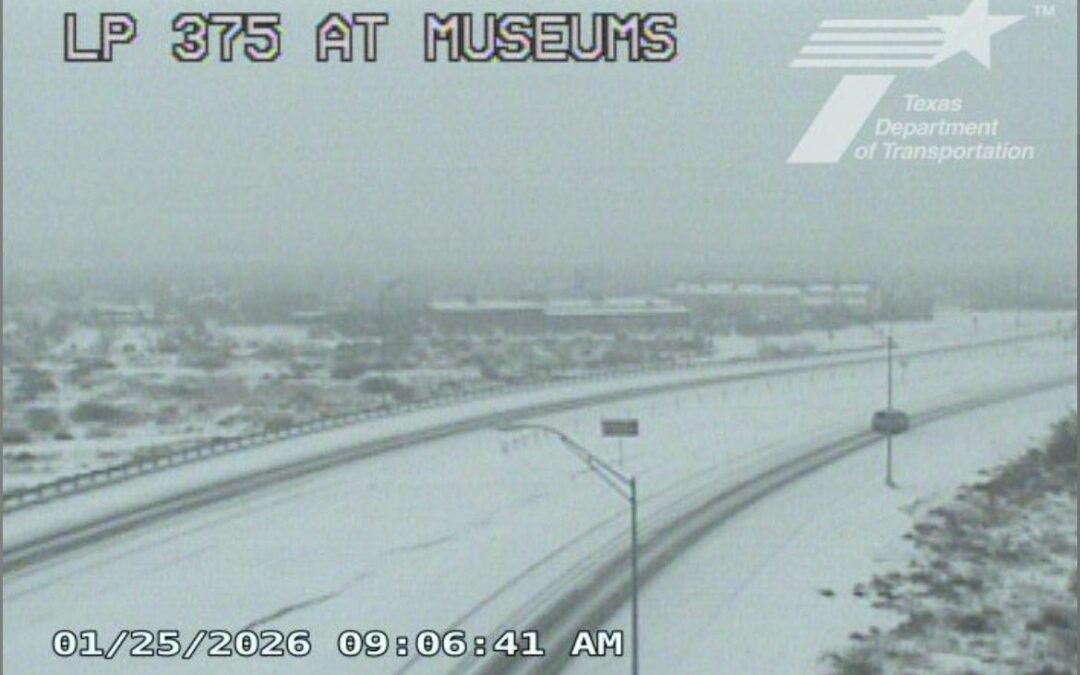 Cierre del Loop 375 en Transmountain por Condiciones Peligrosas