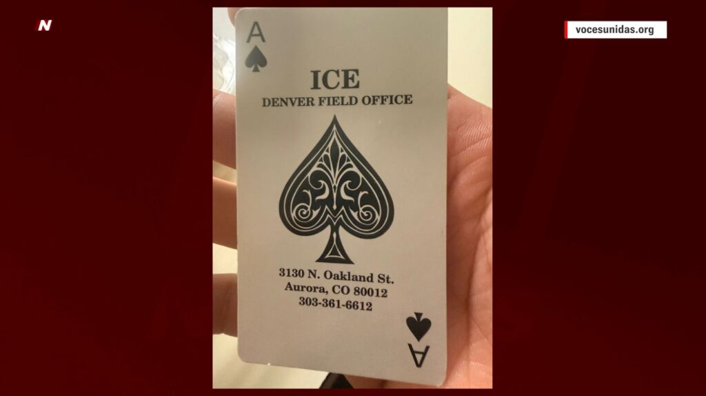Indignación tras el hallazgo de ‘tarjetas de muerte’ en detenciones de ICE en Colorado