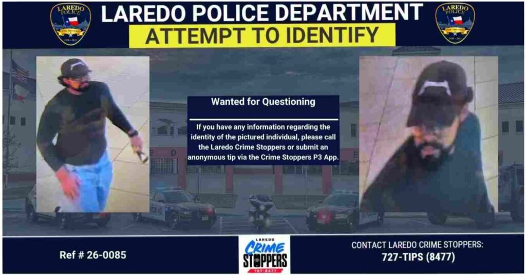 La Policía de Laredo Busca Identificar a Persona de Interés en Investigación en Curso