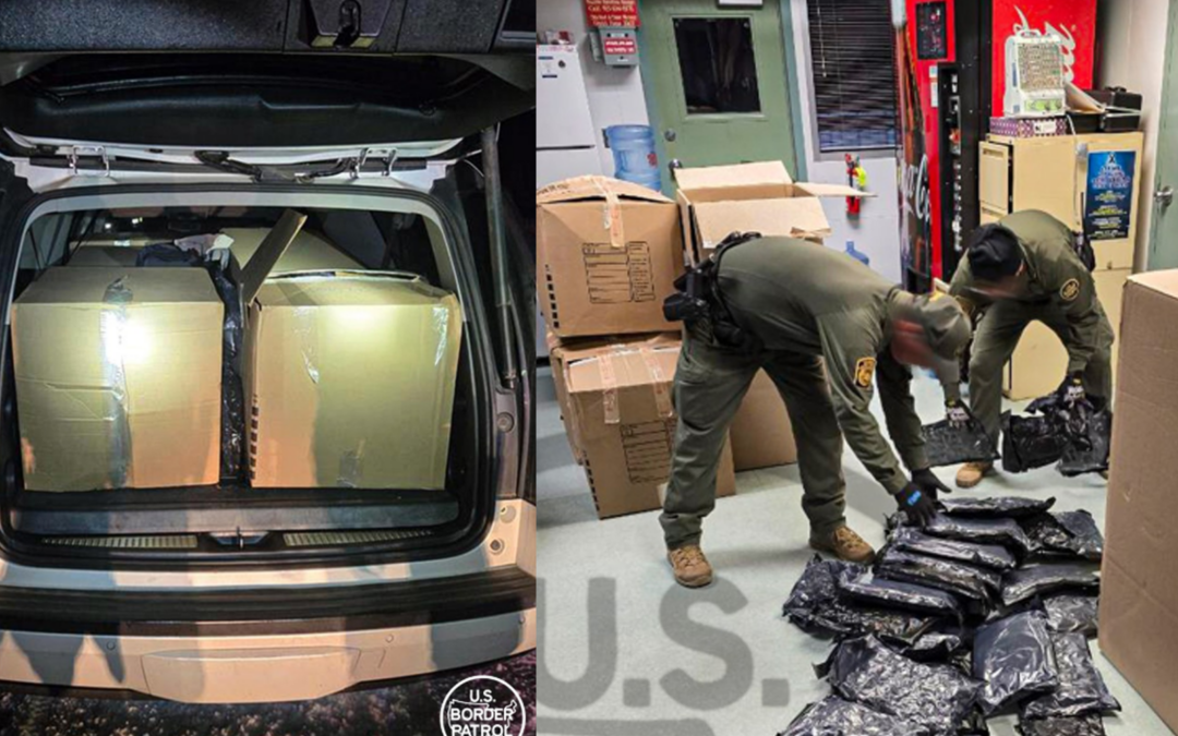 Operativo de la Patrulla Fronteriza en El Paso: Detienen vehículo con 416 libras de marihuana