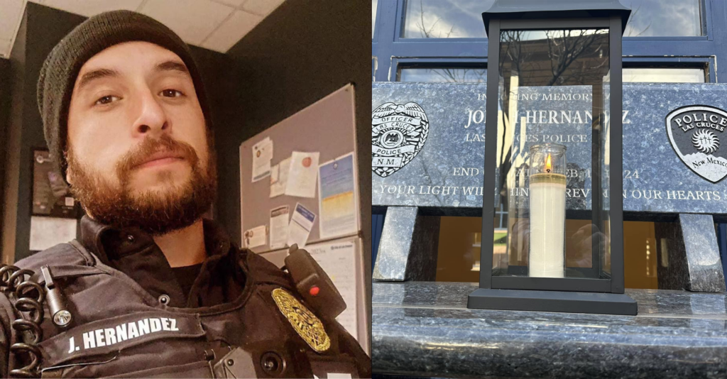 Las Cruces rinde homenaje al oficial Jonah Hernandez en su segundo aniversario
