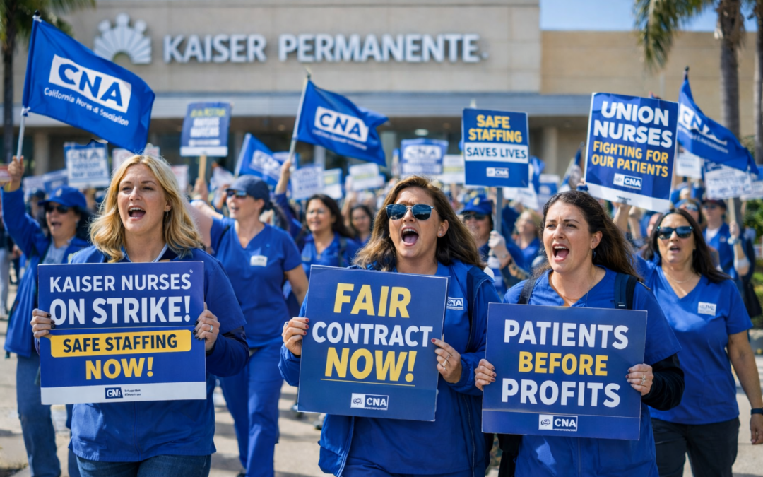 Huelga de Kaiser: Empleados de Farmacias y Laboratorios Exigen Mejores Condiciones Laborales