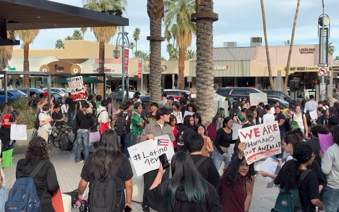 Protesta Estudiantil en el Valle: Jóvenes Luchan por Derechos de Inmigrantes