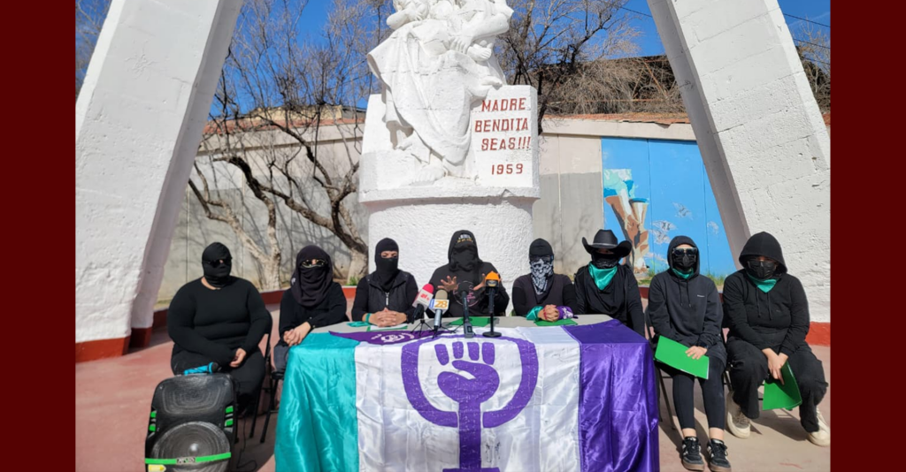 Mujeres de Ciudad Juárez marchan el 8 de marzo para visibilizar la violencia de género
