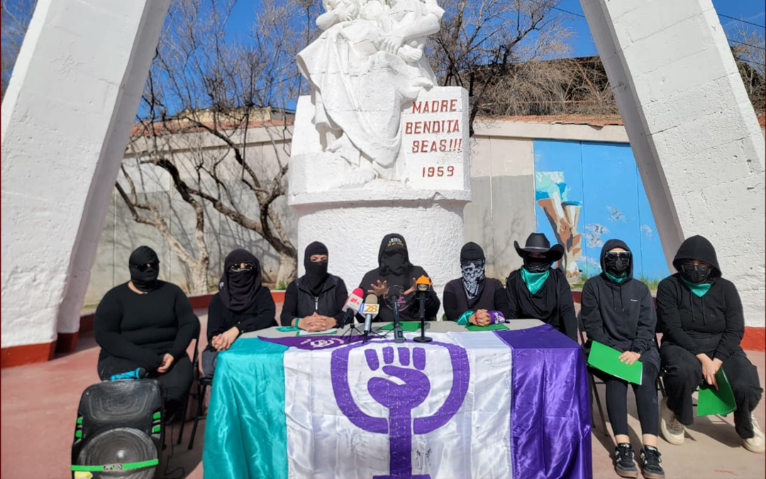Mujeres de Ciudad Juárez marchan el 8 de marzo para visibilizar la violencia de género