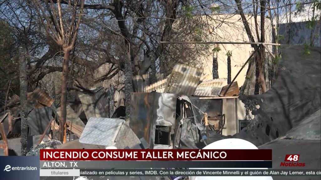 Incendio en Alto Devora Taller Mecánico: Bomberos Actúan Rápidamente