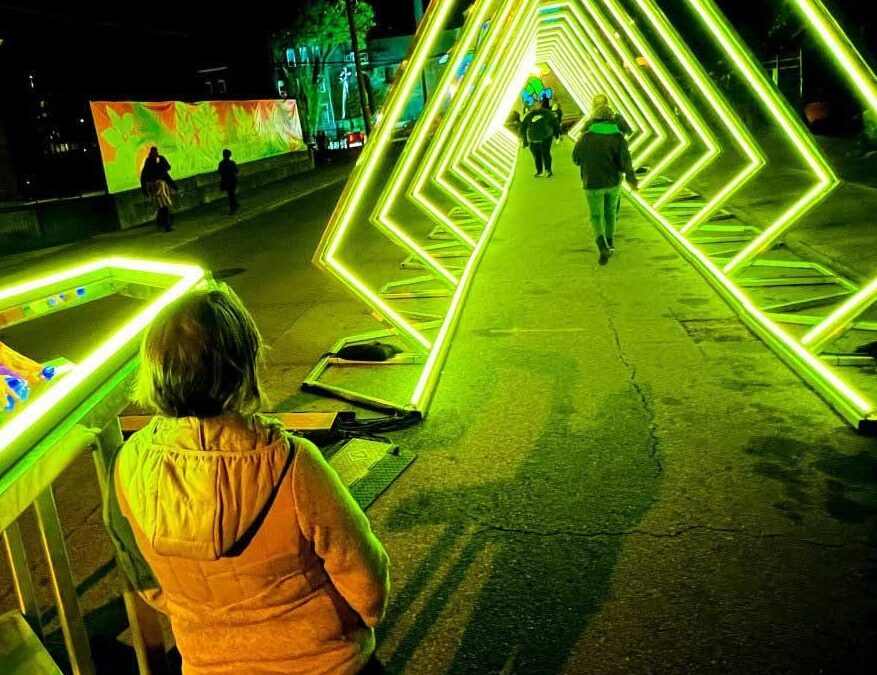 Festival iluminado: 3 noches de arte y música transforman el centro de Reno