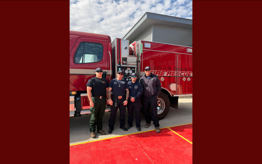 Rescate de Bomberos de Odessa Apoya Búsqueda en Kerrville Bajo TIFMAS