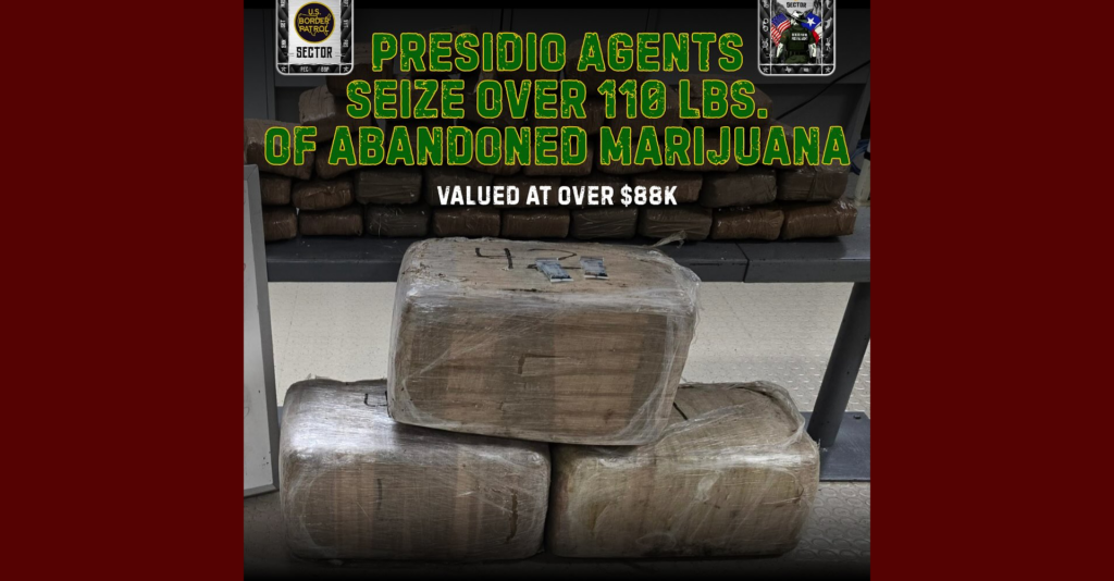 Impactante Incautación de Marihuana: 110 Libras Aprehendidas Cerca del Río Grande