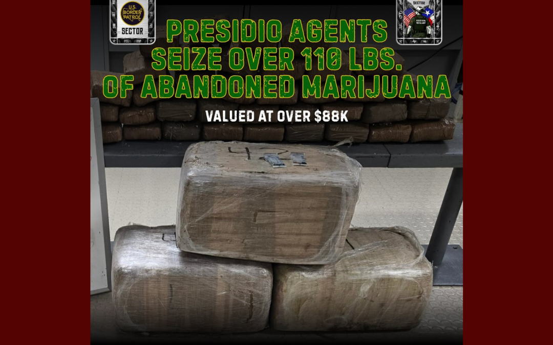 Impactante Incautación de Marihuana: 110 Libras Aprehendidas Cerca del Río Grande