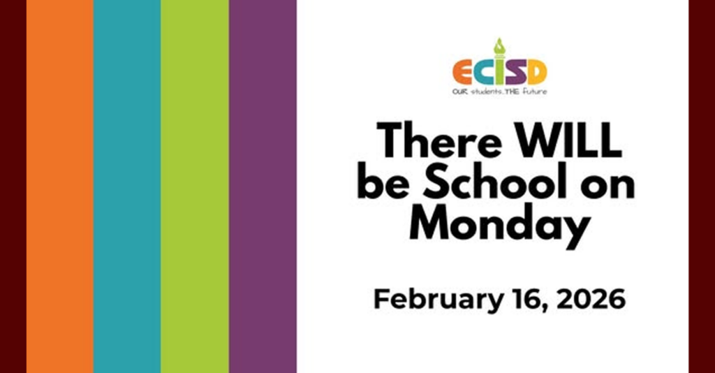 El ECISD Confirmó Clases para el Lunes: Recuperación de Actividades