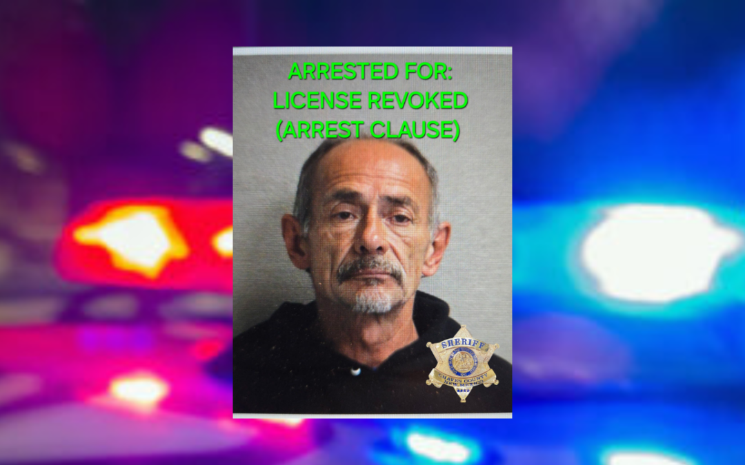 Detención de Conductor con Licencia Revocada en el Condado de Chaves