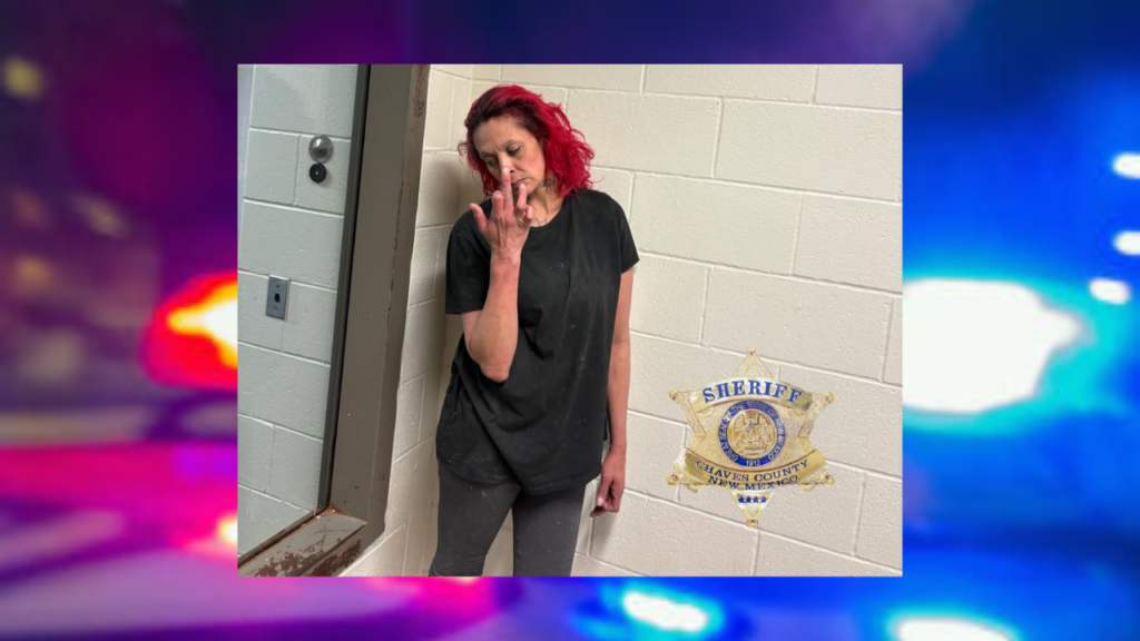 Mujer Arrestada por Violencia Doméstica en el Condado de Chaves