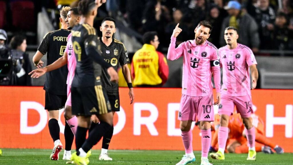 Inter Miami de Messi sufre una goleada ante Los Angeles FC en un inicio difícil