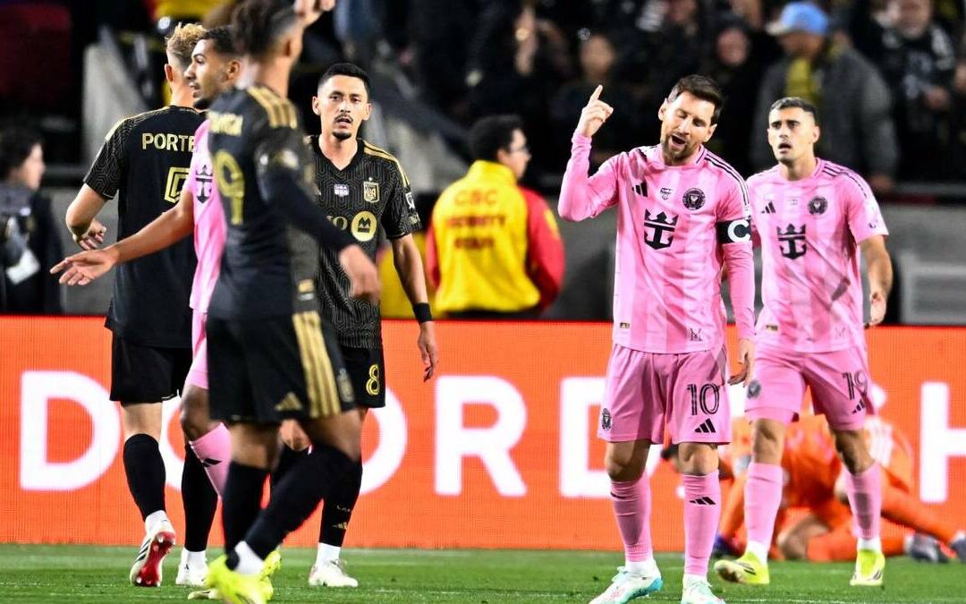 Inter Miami de Messi sufre una goleada ante Los Angeles FC en un inicio difícil