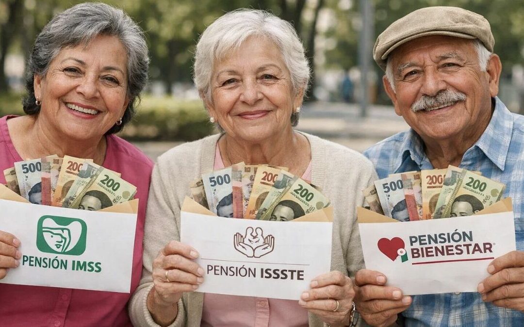 Fechas y Montos de las Pensiones del IMSS, ISSSTE y Bienestar para Marzo 2026