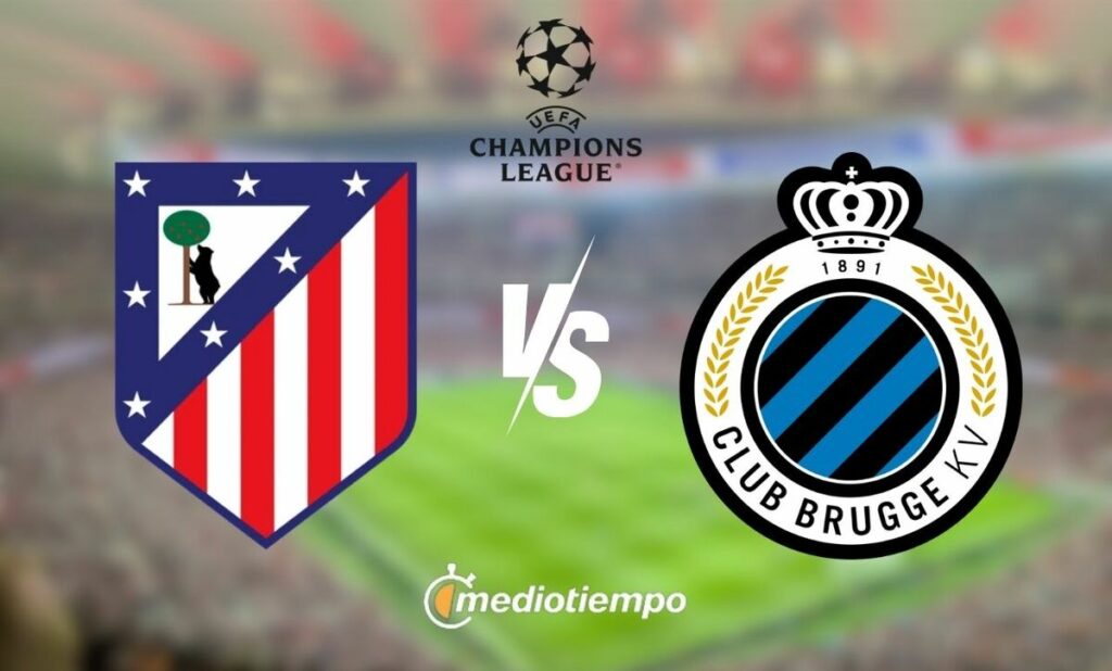 Transmisión EN VIVO: Atlético de Madrid vs Club Brujas, ¿Dónde Ver el Partido?