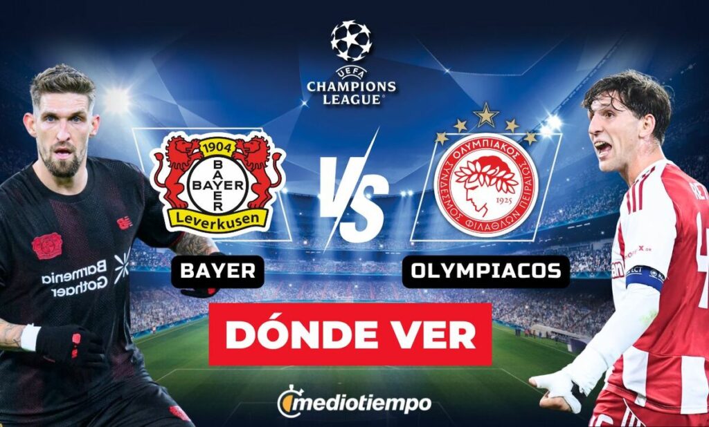 Bayer Leverkusen vs. Olympiacos: Guía para seguir EN VIVO el partido de playoffs de Champions League 2026