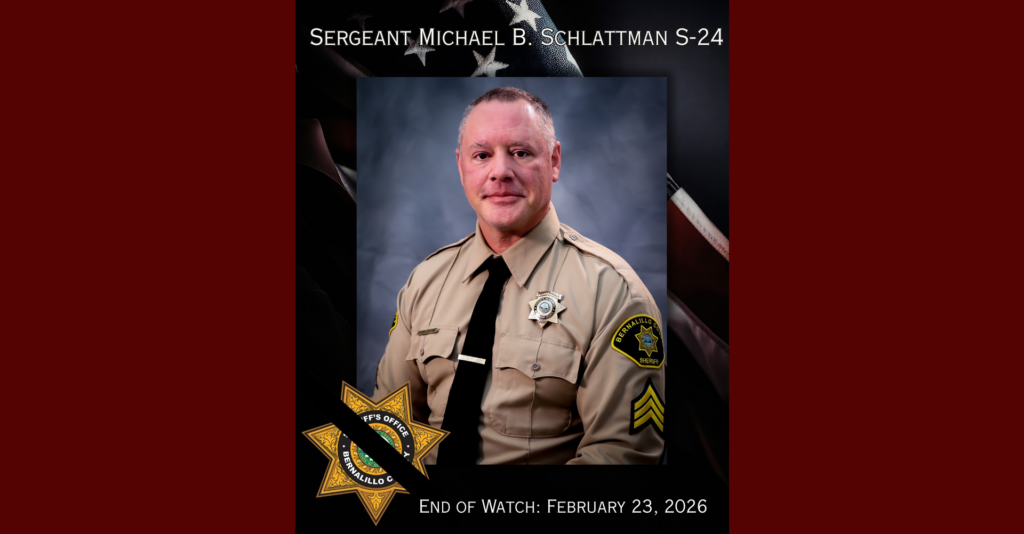 Trágica muerte del sargento Michael Schlattman en accidente de tráfico en Albuquerque