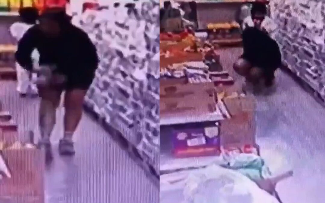 Captan a mujer haciendo del baño en tienda 3B de la colonia Río Blanco, CdMx