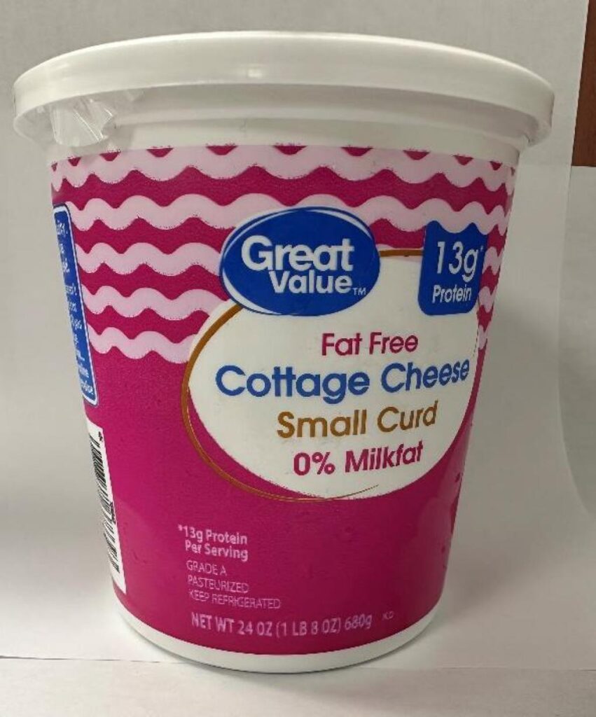 Riesgo Sanitario: Retiro de Cottage Cheese en Walmart por Saputo Cheese