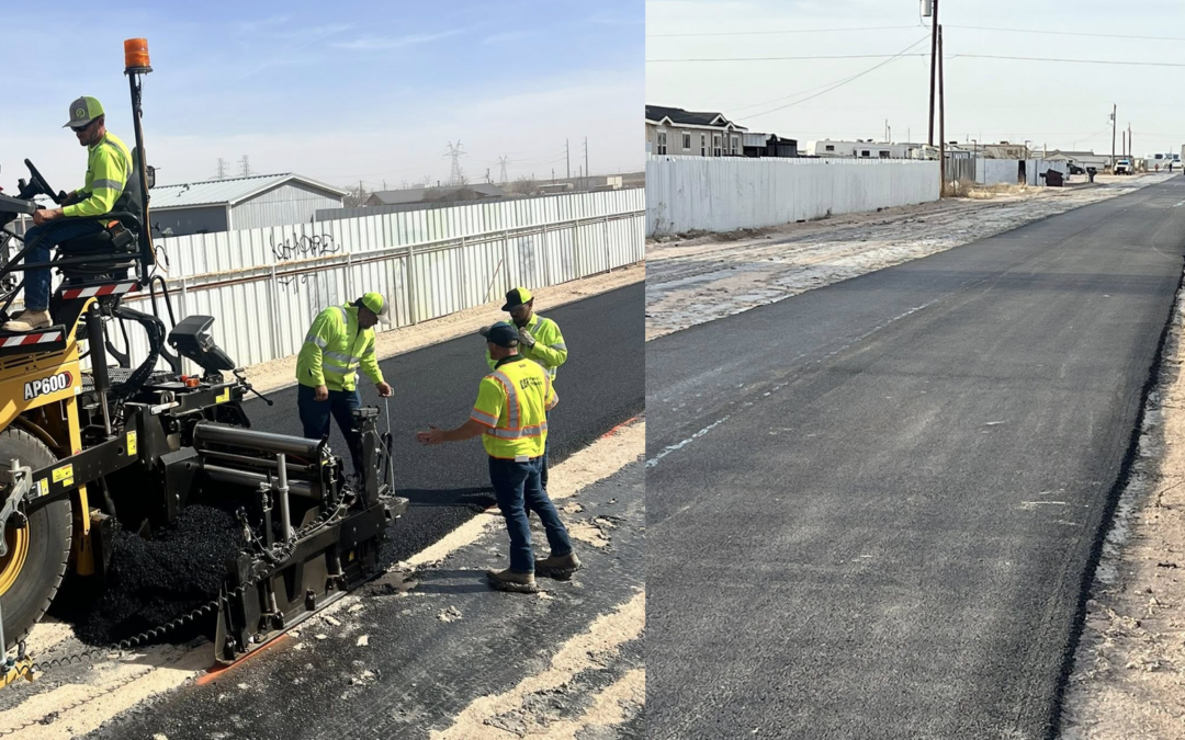 Pavimentación en Almond Avenue: Un Hito del Departamento de Obras Públicas en Midland