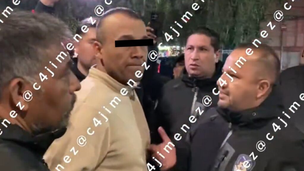 Detención de El Cariguante, allegado de Sandra Cuevas, tras su salida del Reclusorio Norte