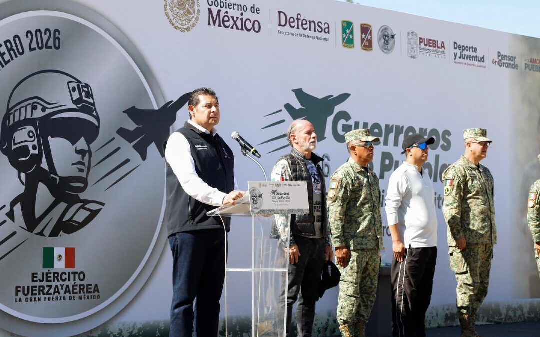 Puebla: Alejandro Armenta y Defensa rinden homenaje con un minuto de silencio por las 25 víctimas del CJNG