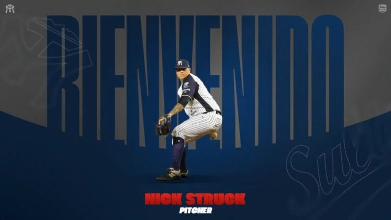 Sultanes de Monterrey Anuncia el Regreso del Relevista Nick Struck en un Gran Movimiento