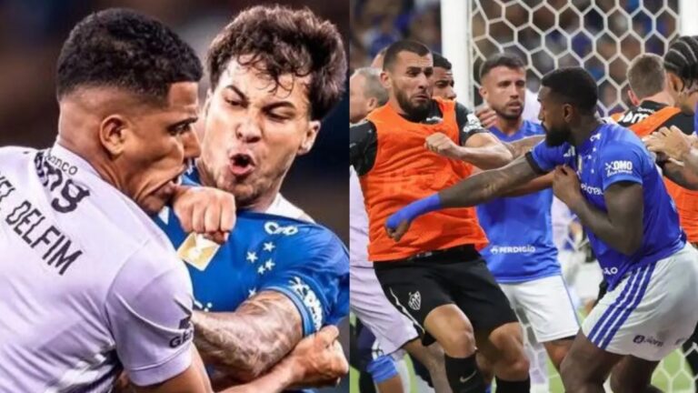 Expulsiones en la Batalla Campal: Jugadores Destacados del Partido Cruzeiro vs Atlético Mineiro