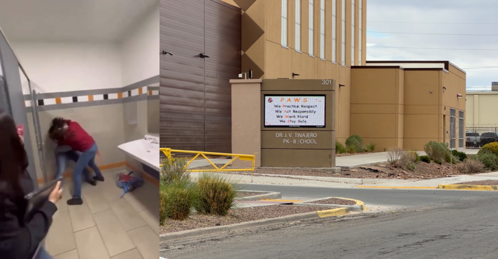 Preocupantes Peleas entre Estudiantes en la Escuela Josefina Villamil Tinajero en El Paso