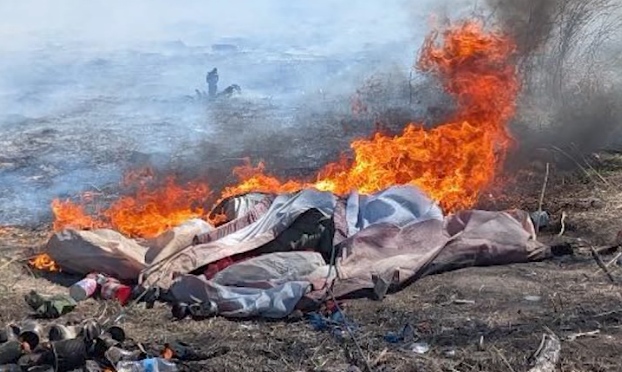 Incendio provocado: Un hombre detenido tras un incendio de vegetación en Big Pine