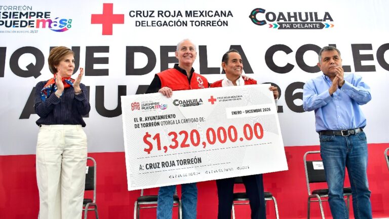Cruz Roja Torreón: Inicia la Colecta Anual 2026 con Apoyo de Román Alberto Cepeda González