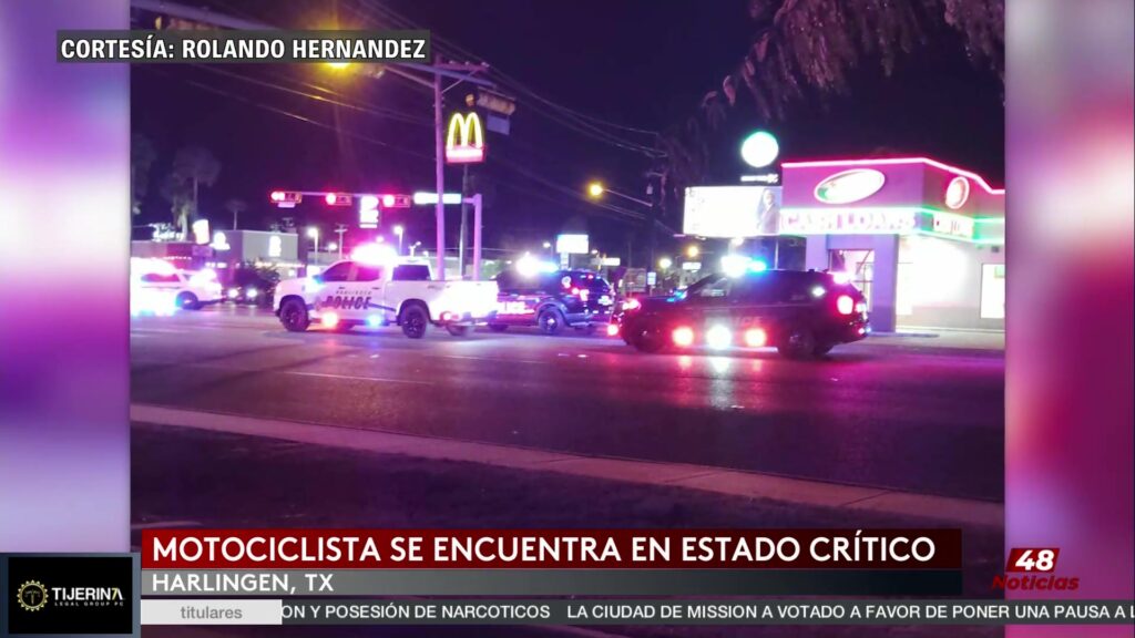 Grave Accidente de Motocicleta en Harlingen Resalta Urgencia de Seguridad Vial
