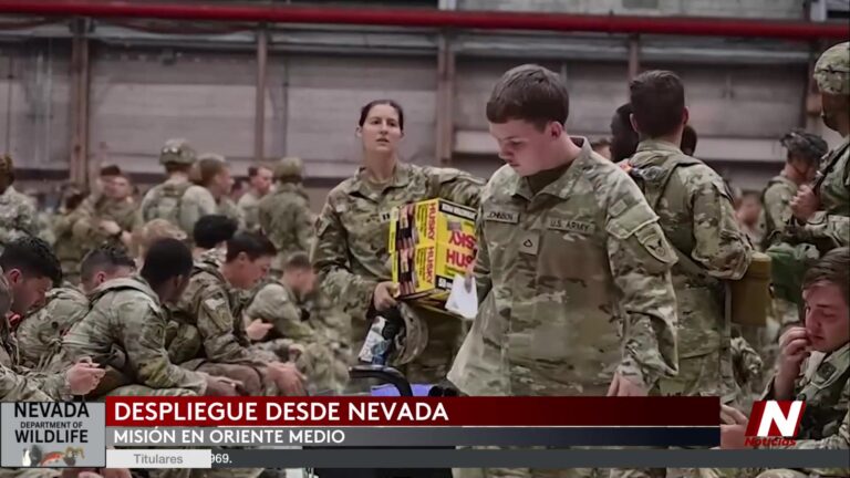 Guardia Nacional De Nevada Desplegada Al Oriente Medio